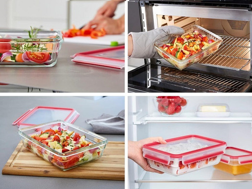 Contenedor Ms Glass Cuadrado 0.9l, Tefal, N1041410