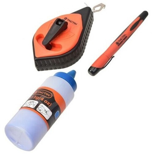Tizador Metalico 30 Mts. Con Tiza Tactix