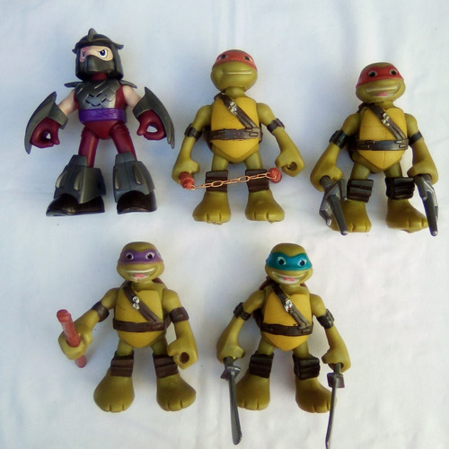 Tortugas Ninja Bootleg, Lote Leonardo, Mike, Donatello, Rafa