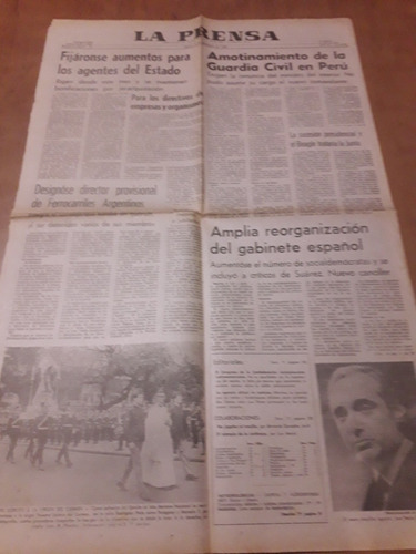 Tapa Diario La Prensa 09 09 1980 Beagle Ferrocarriles Argent