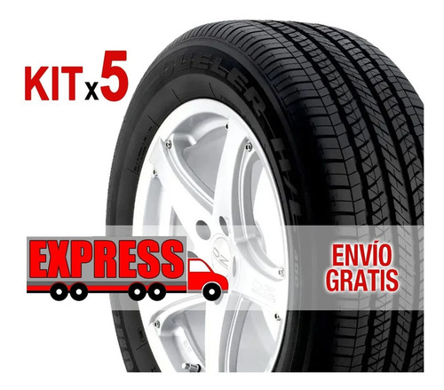Imagen 3 de 10 de Kit 5u 235/60 R17 Bridgestone Dueler H / L 400 Envío Válv $0