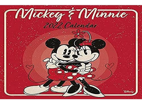 Disney Mickey Mouse & Minnie Mouse Calendar 2022 - Mont...