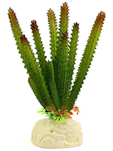 Uxcell Plantas De Cactus De Plastico Verde Decoracion De T