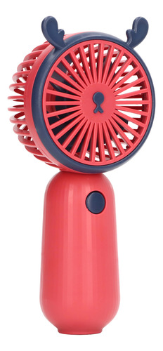 Ventilador De Mano Con Carga Usb Portátil, Mini Animal Rojo