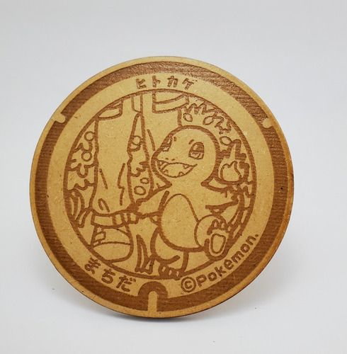 Posavaso Mdf 3mm Pokémon
