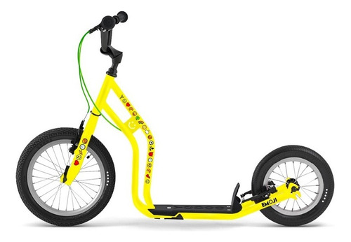 Scooter Bicicleta Yedoo Wzoom Emoji 12315 Aro 16/12 Niños Color Yellow