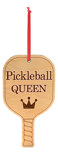 Un Pickleball De Madera, Regalo, Manualidades En Madera