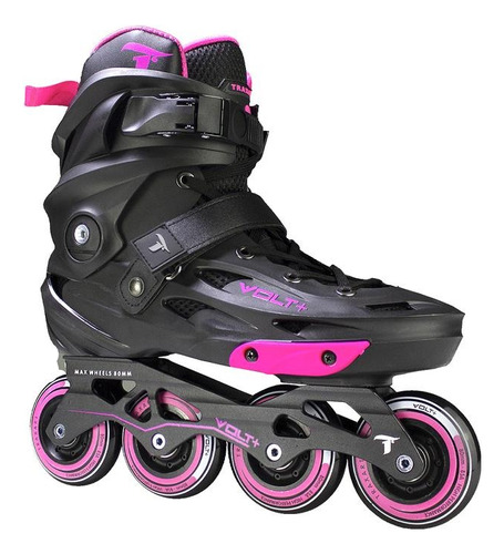 Patins Inline Freestyle Volt + 80mm Abec 9 Chassi Alumínio