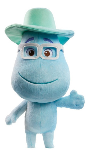 Peluche Disney Soul Joe Gardner Con Frases Y Luces Color Azul