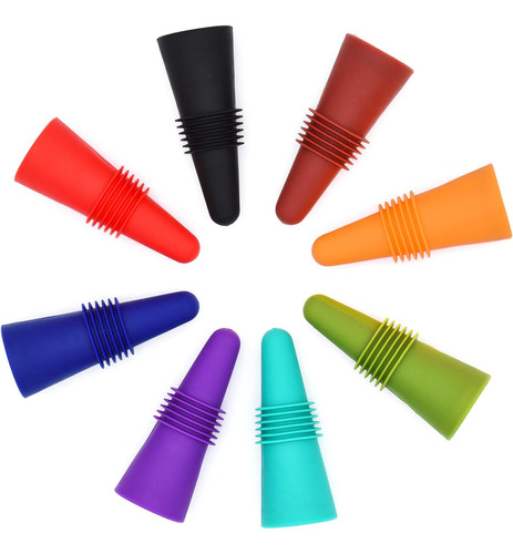 Sellador De Botellas De Bebidas Wine Stoppers De Silicona...