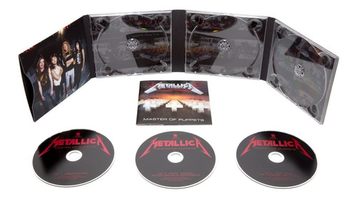 Metallica 3 Cd +booklet Master Of Puppets Expanded Delux2023