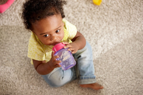 Imagen 4 de 5 de Vaso Avent Philips Easy Sip 260ml Nena 9m+ Boquilla Silicona