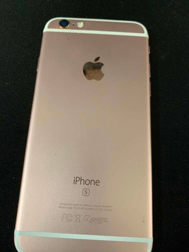 iPhone 6s 32gb Icloud Livre. Nf Cx Tela Rachada Funcional