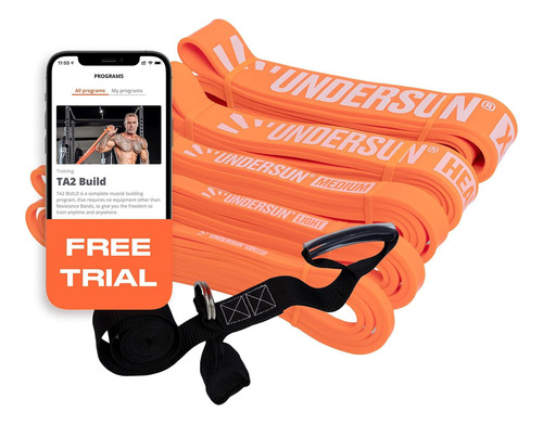 Conjunto De 5 Faixas De Exercícios Resistance Loop Undersun