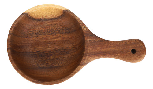 Ensaladera De Madera Apta Para Uso Alimentario Con Mango Par