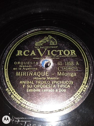 Pasta Anibal Troilo Pichuco Rca Victor C124