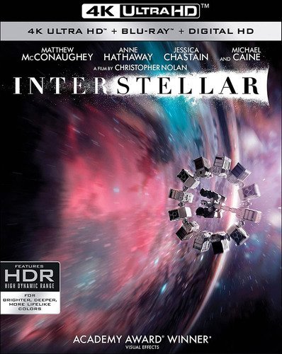 Imagen 1 de 1 de Interstellar 4k Uhd + Blu-Ray