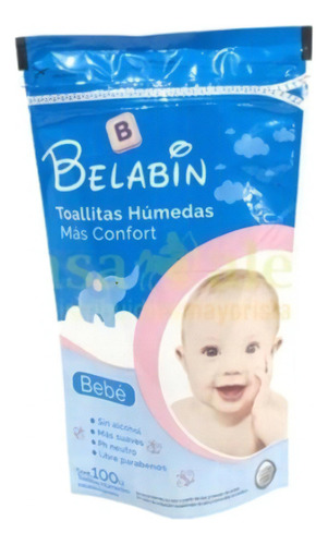 Toallitas Húmedas Para Bebe Confort Belabin X 200 Unidades