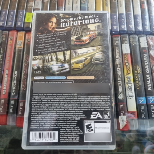 Psp Need For Speed Most Wanted 5 1 0 (Usado)