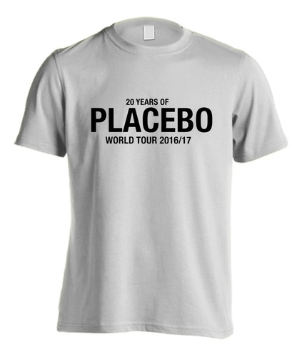 Remera Placebo #08 Rock Artesanal Planta Nuclear