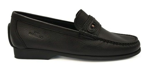 Mocassim Samello Monza Shelton Sapato Social Couro Preto