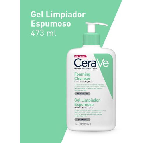 Gel Cerave Limpiador Hidratante 455ml