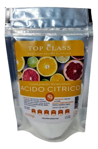 Acido Cítrico 100 Gr Mermelada Top Class - La Botica