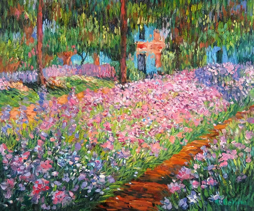 Vinilo Decorativo 40x60cm Claude Monet Pintor Pintura M3