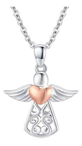 Cuoka Miracle Angel Necklace 925 Collar Con Colgante De De