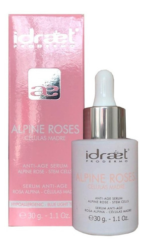 Idraet Alpine Roses Serum Celulas Madre De Rosas X 30ml Todo Tipo De Piel Todo Tipo De Piel Día/noche