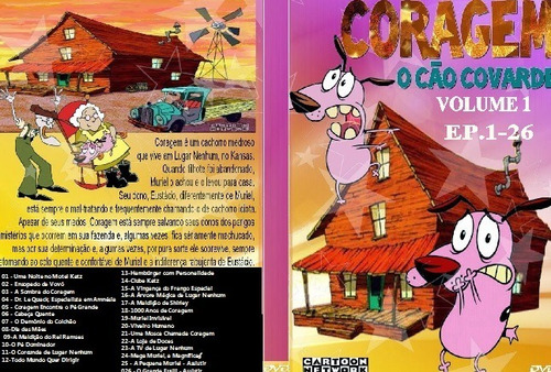 Dvd Coragem O Cão Covarde Completo Dublado