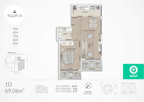 Alquilo Apartamento De 1 Dormitorio Con Terraza Al Frente, Garaje, Barbacoas, Punta Carretas