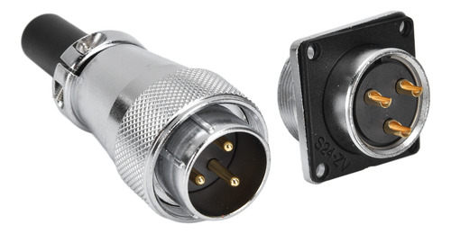 Conectores De Clavija: Conector De Aviación Ac, 500 V, Estab