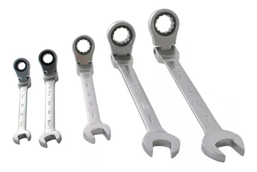 Set Juego Llave Crique 5 Piezas Bahco Combinadas Articulada