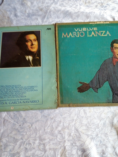 Discos De P.domingo Y M.lanza Usados Antiguos