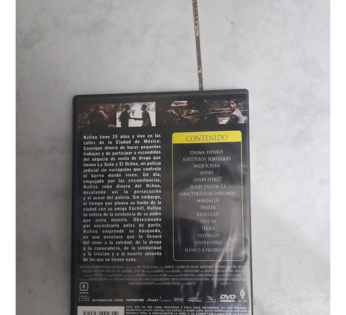 De La Calle Dvd Pelicula Luis Fernado Peña Maya Zapata (Usado)