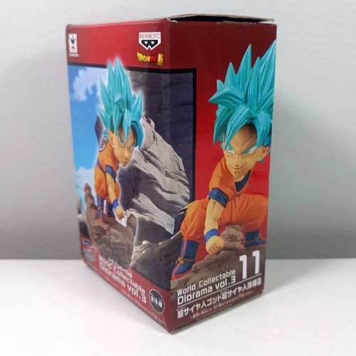 Imagen 5 de 6 de Figura Goku Super Saiyan Blue World Collectable Diorama Vol3
