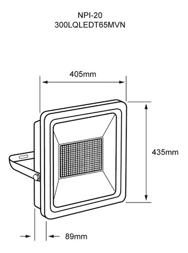 Imagen 5 de 5 de Reflector Exterior Led Ip65, 200w, Luz Fría Tecnolite