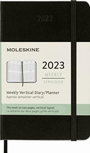 Agenda vertical semanal Moleskine 2023, 12 M
