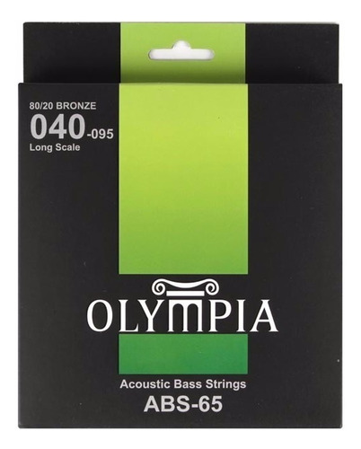 Cuerdas Para Bajo Acústico Calibres 40-95 Olympia Abs65