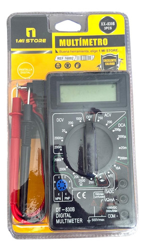 Tester Multimetro Digital Alta Precisión Voltaje- Boleta