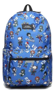 Mochila My Hero Academia Chibi Escolar Niño Niña De Viaje Con Personajes Mha