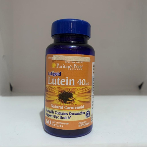 Lutein 40mg - 60 Unid. - Puritans Pride