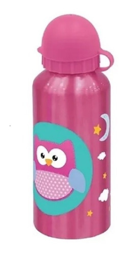 Garrafa Garrafinha Squeeze Porta Suco Infantil Menina 400ml Cor Rosa