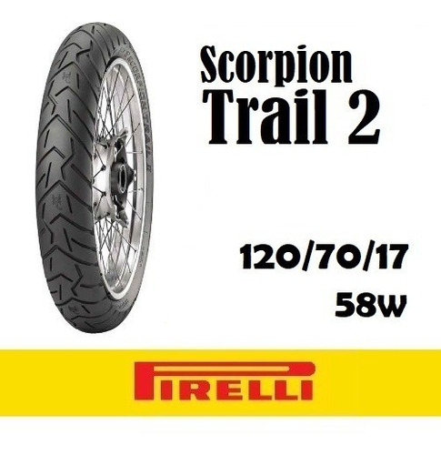 Imagen 1 de 3 de Pirelli Scorpion Trail2 120/70/17 58w