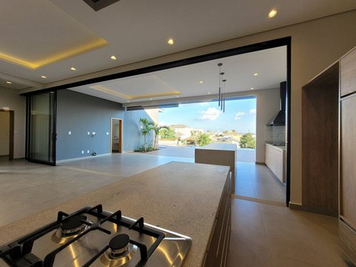 Imagem 8 de 29 de Casa À Venda Em Indaiatuba! Projeto Moderno, Espaço Gourmet E Piscina Com Borda Infinita Com Vista Espetacular! - Ca00170 - 70266774