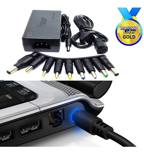 Imagen 5 de 7 de Cargador Universal Laptop Hp Acer Toshiba Dell Lenovo Asus