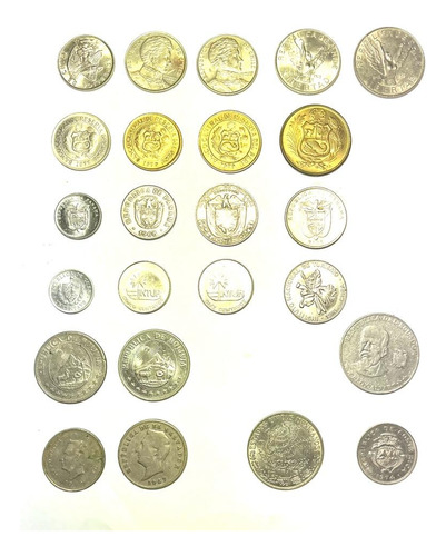 Colección De 39 Monedas De América (antiguas) 