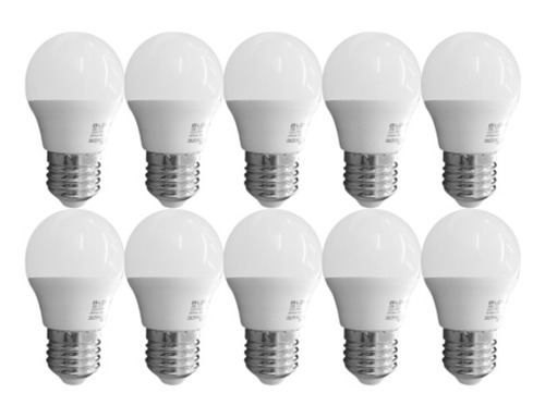 Lampara X10 Gota Led 6w E27 Luz Fría 6500k - Glowlux - E. A.