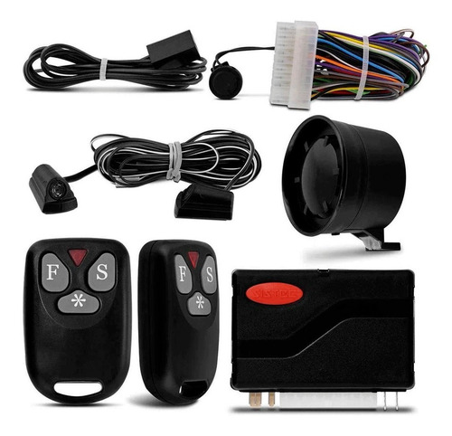 Alarme Automotivo + Trava Tragial Vw Gol G2 2 Portas Tecmisa